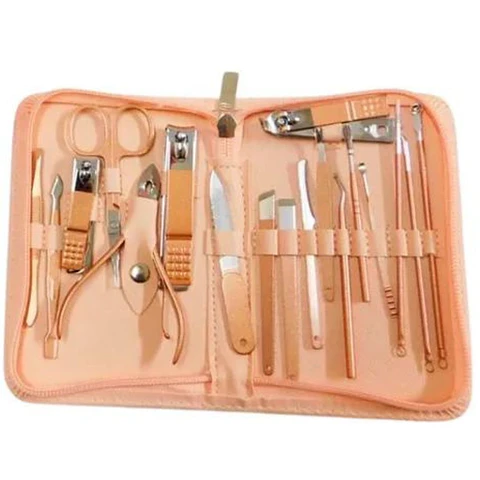 Manicure Estuche Belleza Corta Uñas Manos 16und