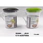 Recipiente Aceitera Almacenamiento Tapa Utensilios Cocina - Miniatura 2