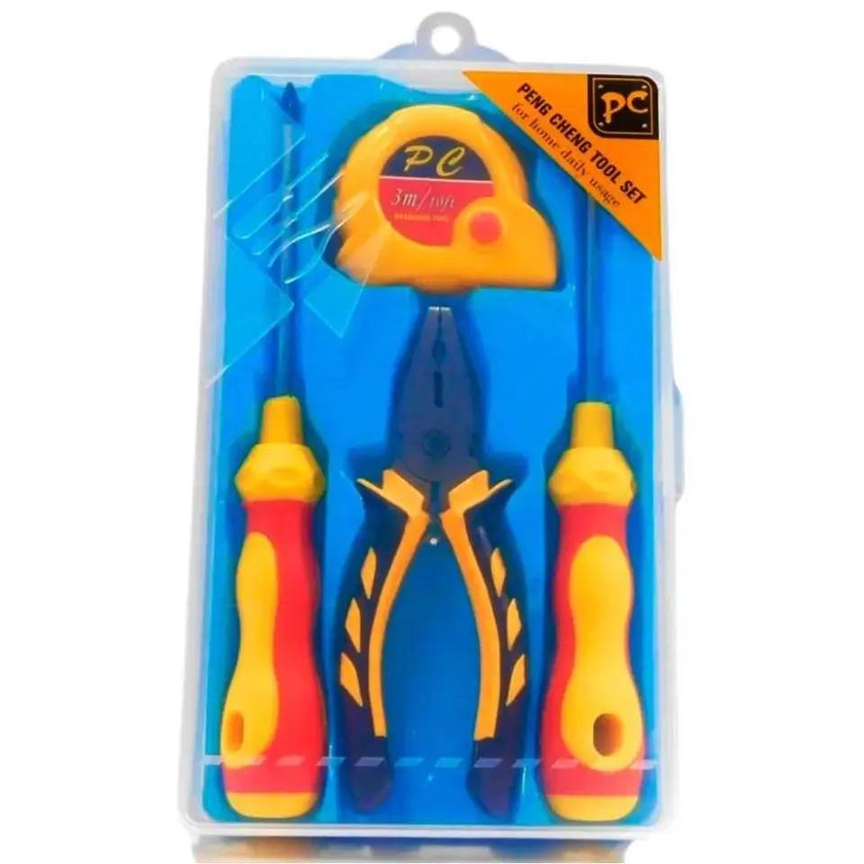 Herramientas Set 4pc Alicate Destornillador Metro 1