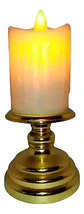 Vela X1 Und Decoración Navidad Luz Movimiento Velas Wm1003b - Miniatura 1