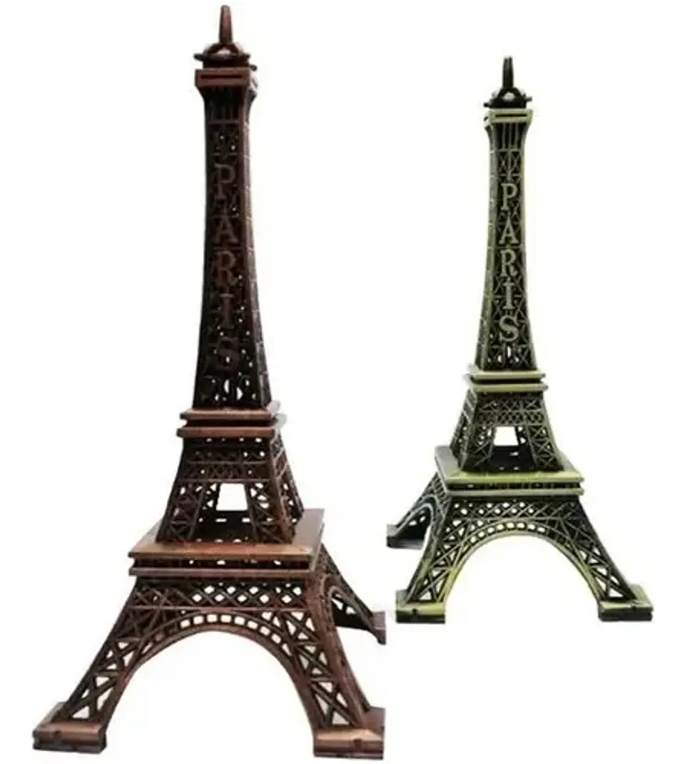 Torre Eiffel 15cm Decoraciones Estatuilla Centro-mesa París  2