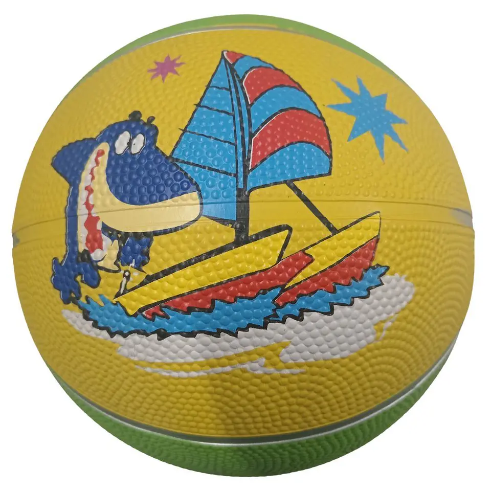 Balón De Baloncesto Deporte Básquet Juego Diseño Muñecos 4