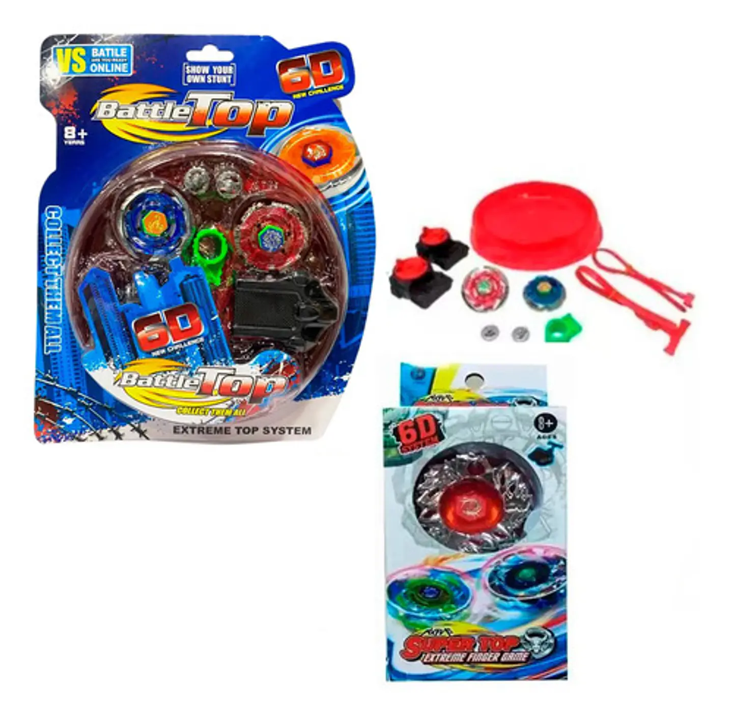 Estadio Batalla Beyblade Generico +dos + 1 Con Luz Full 1
