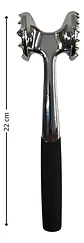 Ablandador Carne Martillo Acero Inoxidable  - Miniatura 3