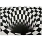 Alfombra De Piso Efecto Visual 3d A Cuadros En Blanco 40x60 - Miniatura 2