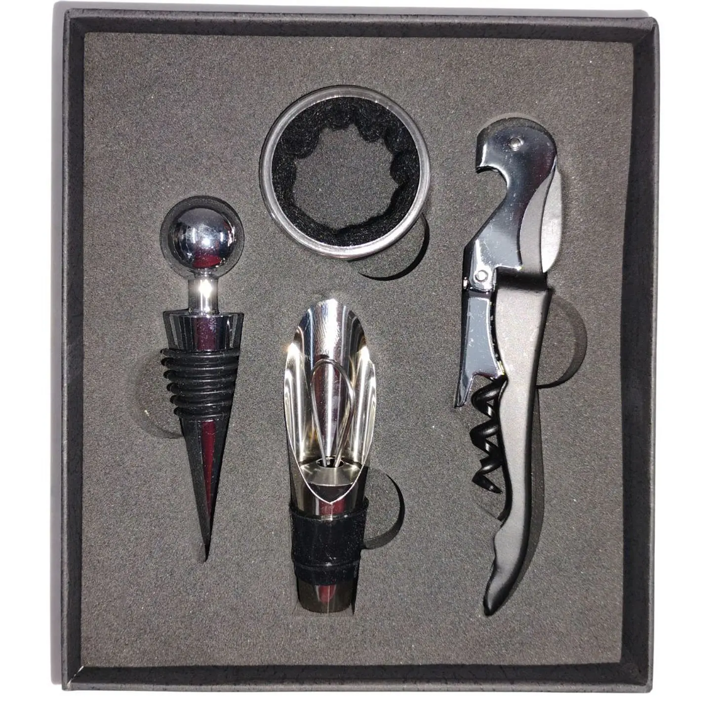 Estuche Destapador Vino Botellas Corcho Utensilios Cocina 1