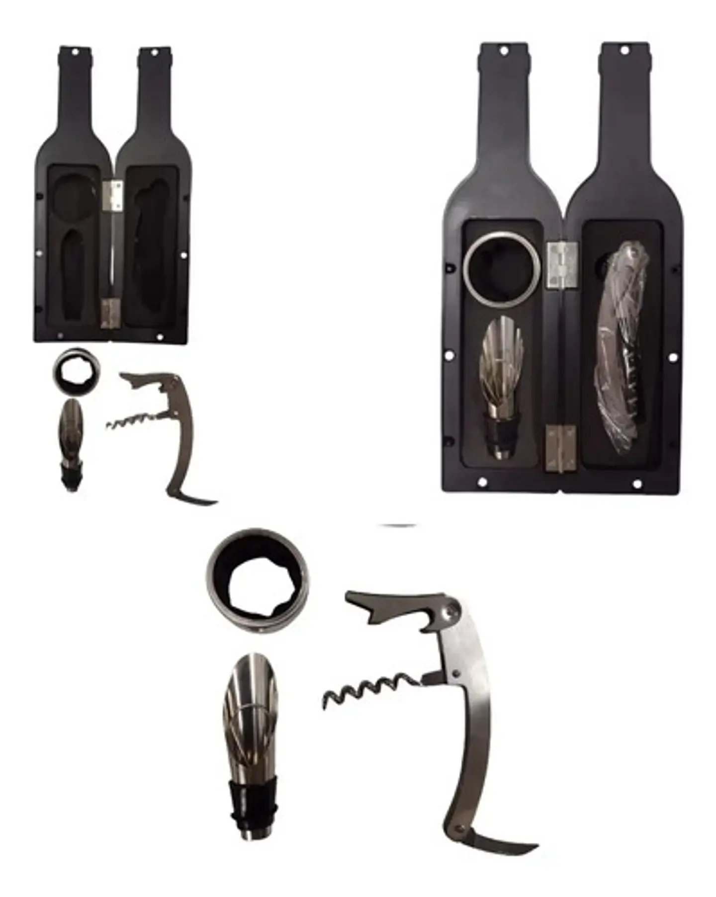 Estuche Destapador Vino Botellas Corcho Utensilios Cocina  1