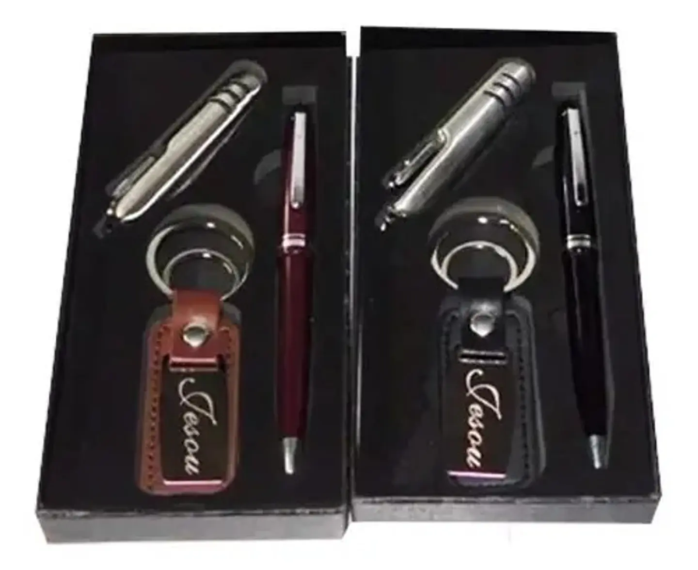 Estuche Regalo Hombre Dia Del Padre Caballero Esfero Llavero 2