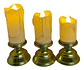Velas Veladoras Velones Luz Led X 3 Und  - Miniatura 1