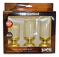 Velas Veladoras Velones Luz Led X 3 Und  - Miniatura 3