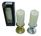 Vela Candelabro Decoración Veladoras Led Plat  Wm1127b  - Miniatura 1