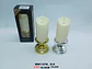 Vela Candelabro Decoración Veladoras Led Plat  Wm1127b  - Miniatura 5