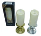 Vela Candelabro Decoración Veladoras Led Plat  Wm1127b  - Miniatura 6