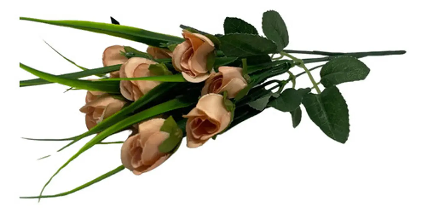 Matas Rosas Flores Artificiales Decoración Ref 119-13 / A.e 4