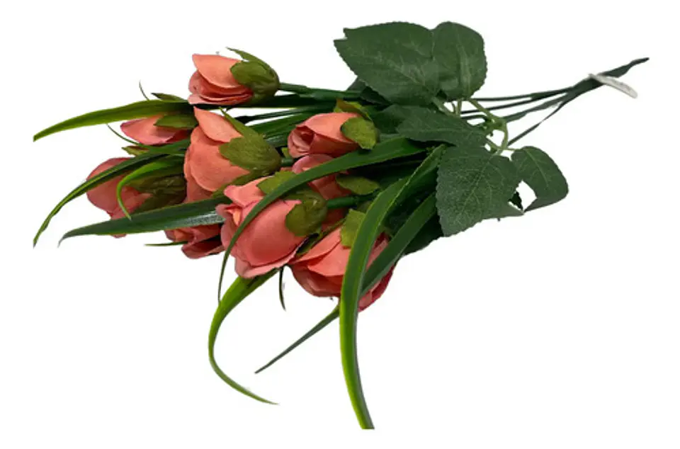 Matas Rosas Flores Artificiales Decoración Ref 119-13 / A.e 5