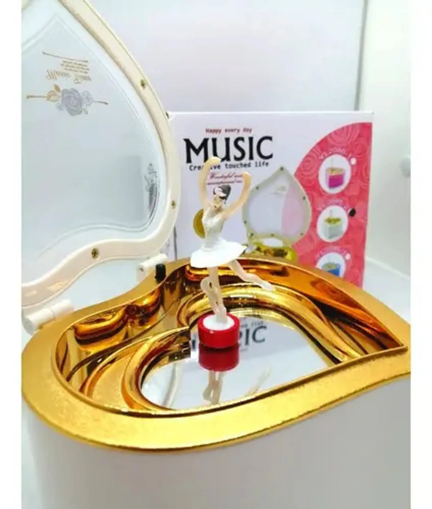 Joyero Caja Musical Regalo Para Dama Mujer Niña    Off20% 2