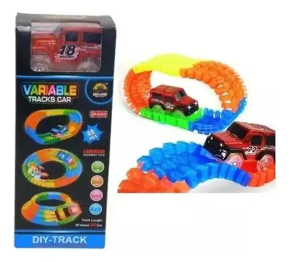 Tren Y Pista Juguete Para Niños Movimiento Regalo 4
