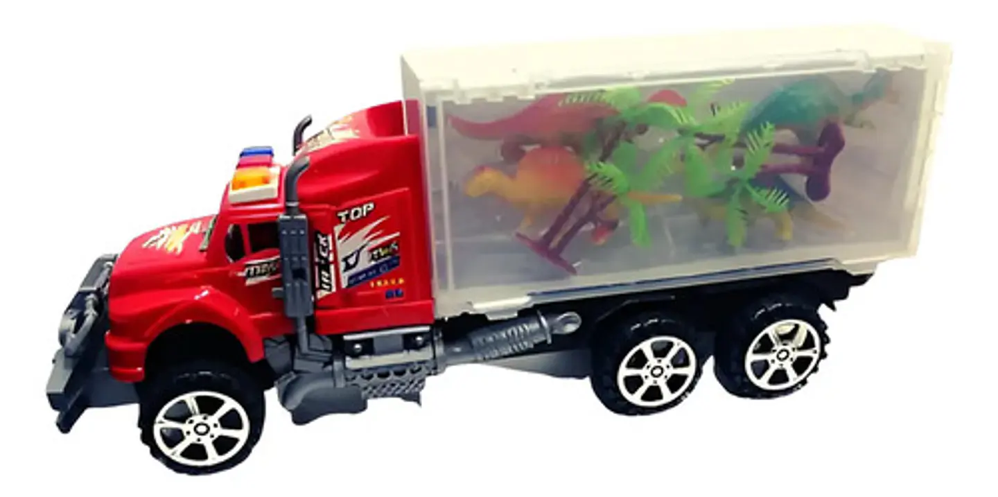 Dinosaurios Camión De Impulso Juguete Niño Auto 1