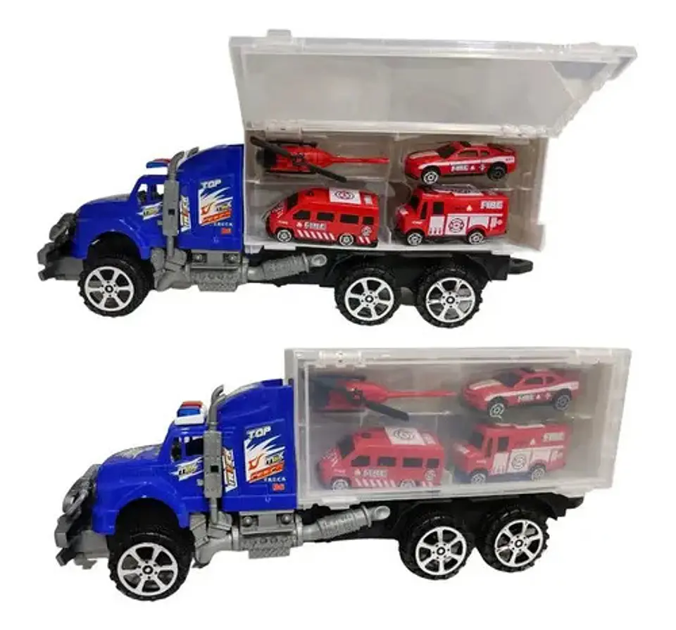 Dinosaurios Camión De Impulso Juguete Niño Auto 2