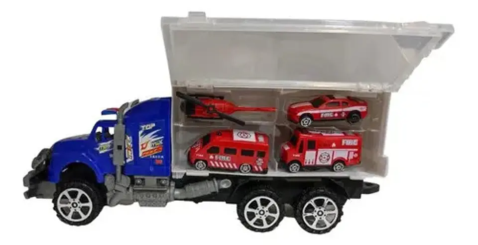 Dinosaurios Camión De Impulso Juguete Niño Auto 3