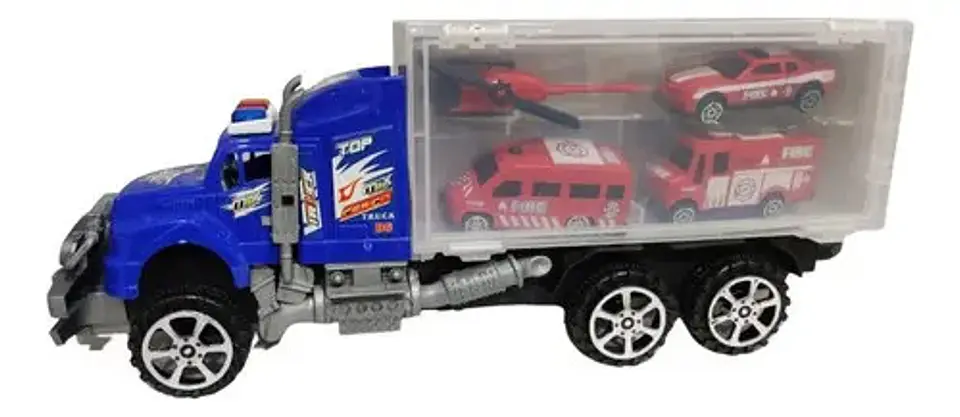 Dinosaurios Camión De Impulso Juguete Niño Auto 4
