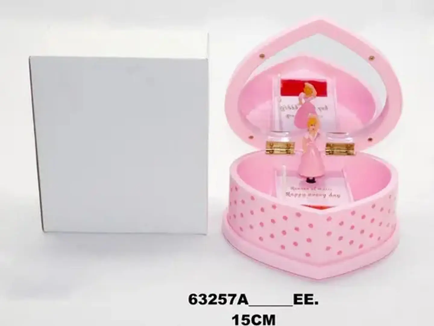 Joyero Caja Musical Regalo Para Dama Mujer Niña   Cuerda 3