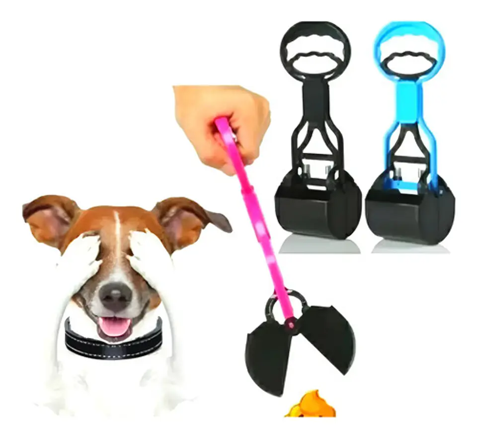 Mascotas Recogedor Excremento Aseo Popo Perro Baño Pala Full 1
