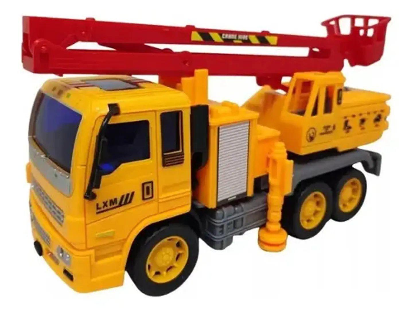 Camión De Construcción Grúa Juguete Niños Carro De Impulso  3