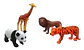 Juguete Granja Animalitos Finca Zoológico Pesebre Maquetas  - Miniatura 2