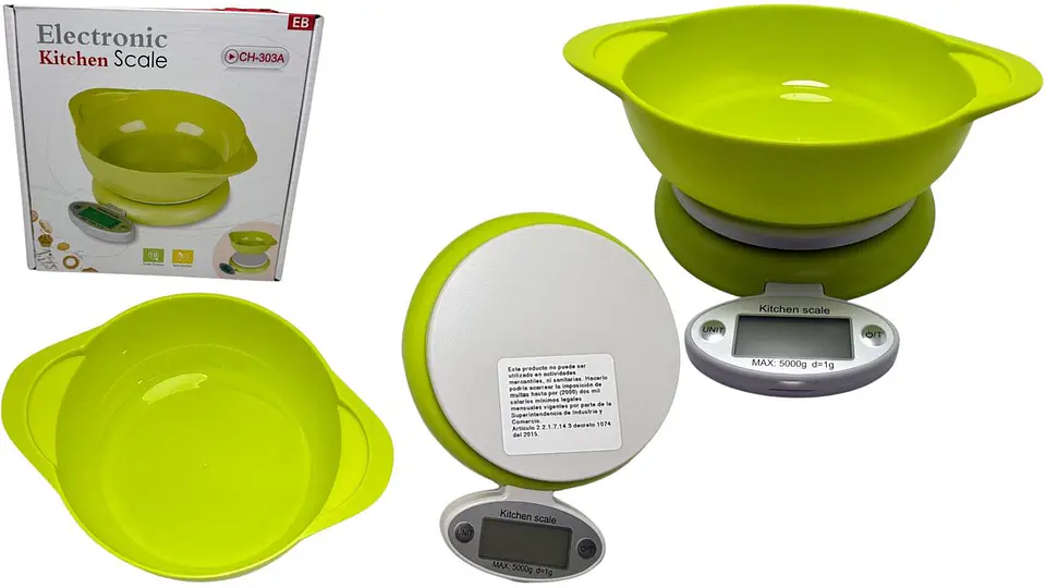 Pesa Digital Cocina 5kg Bascula Gramera Utensilios De Cocina 1