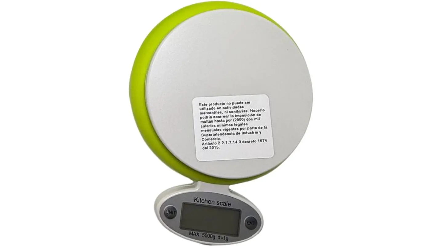 Pesa Digital Cocina 5kg Bascula Gramera Utensilios De Cocina 5