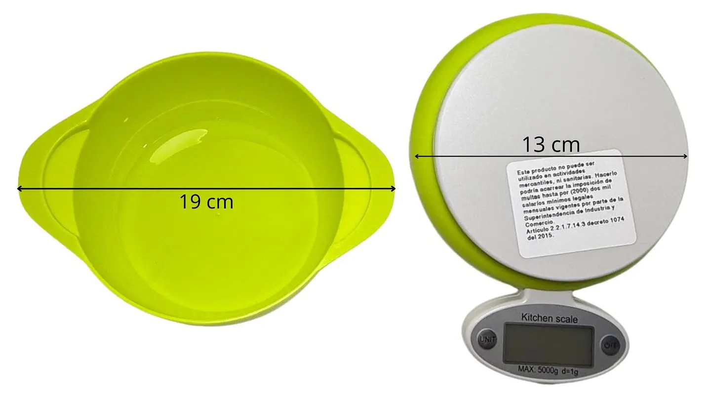 Pesa Digital Cocina 5kg Bascula Gramera Utensilios De Cocina 7