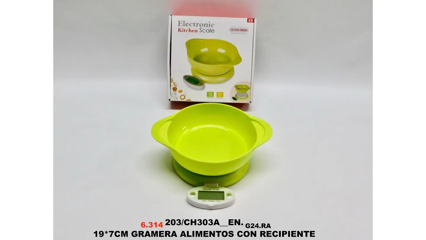 Pesa Digital Cocina 5kg Bascula Gramera Utensilios De Cocina 8