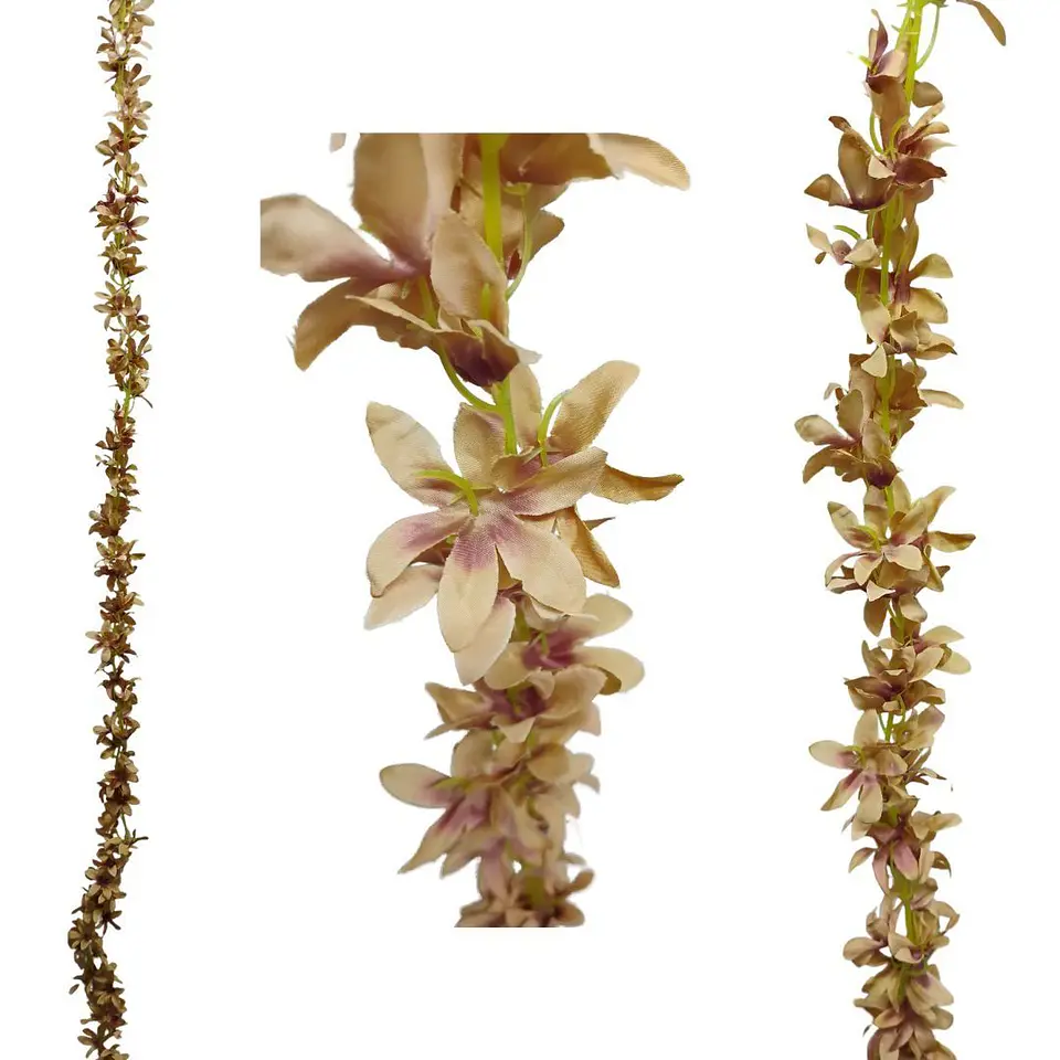 Flores Enredadera 1 Paquete 120cm Hoja Mata Rosas 3