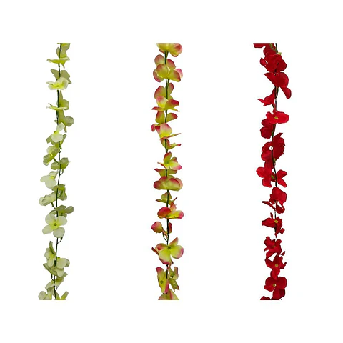 Enredadera 1 Paquete 210cm Hoja Mata Flores Rosas