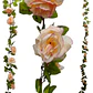 Enredadera Flor 1 Jardin 200cm Hoja Mata Rosas - Miniatura 2