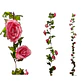 Enredadera Flor 1 Jardin 200cm Hoja Mata Rosas - Miniatura 4