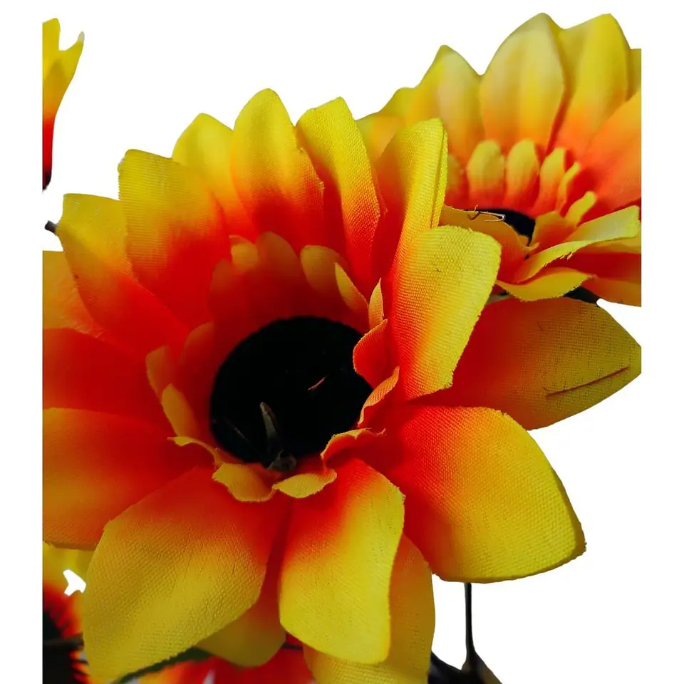 Mata Girasol Flores Artificiales Ramo 7 Girasoles 4