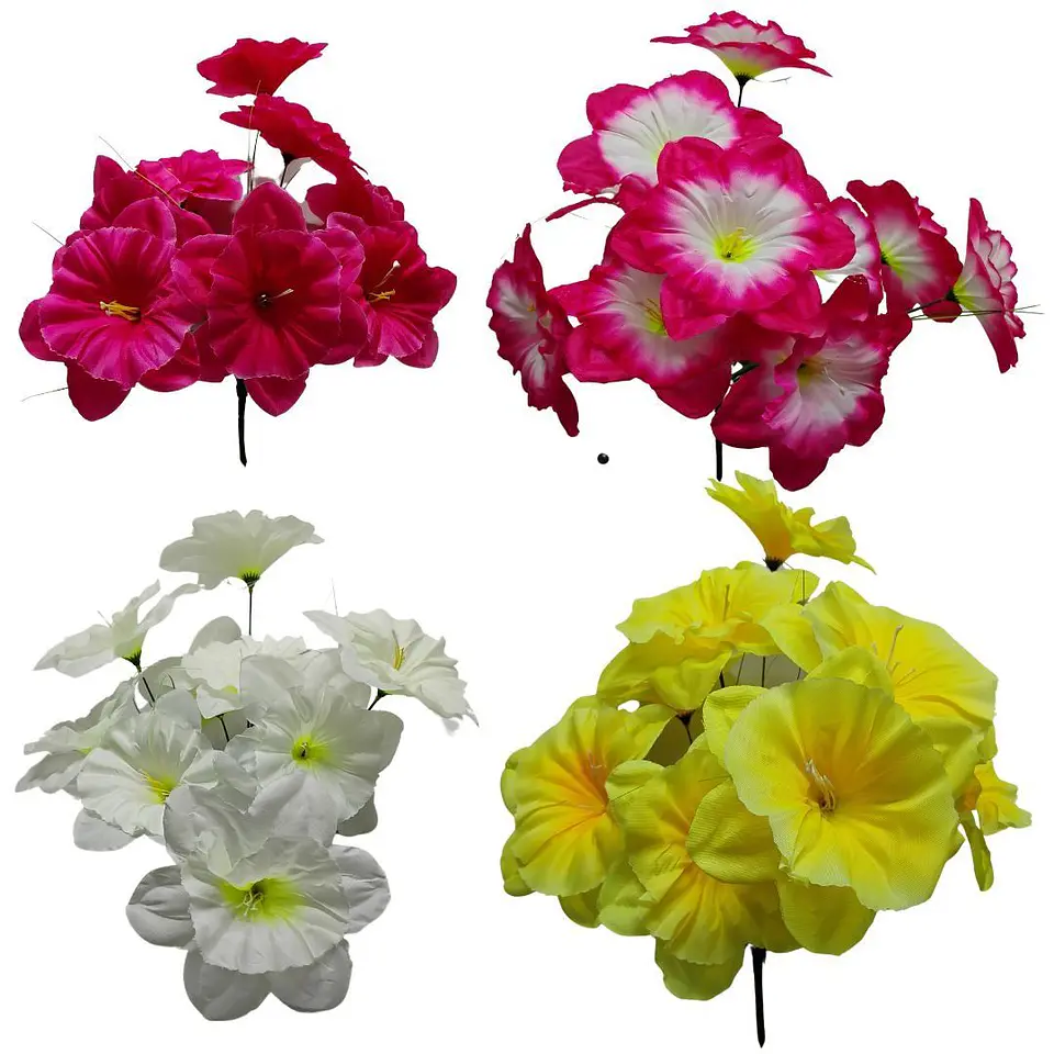 Flores Artificiales Ramo Dalia Rosas 1