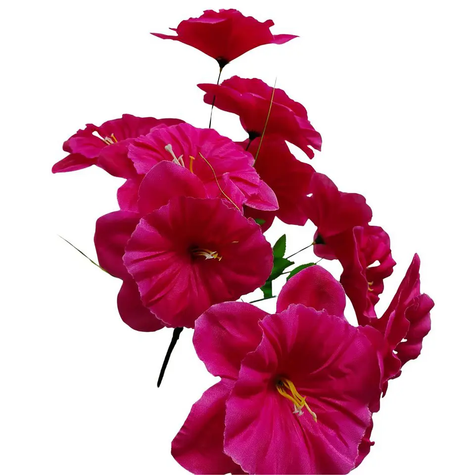 Flores Artificiales Ramo Dalia Rosas 4