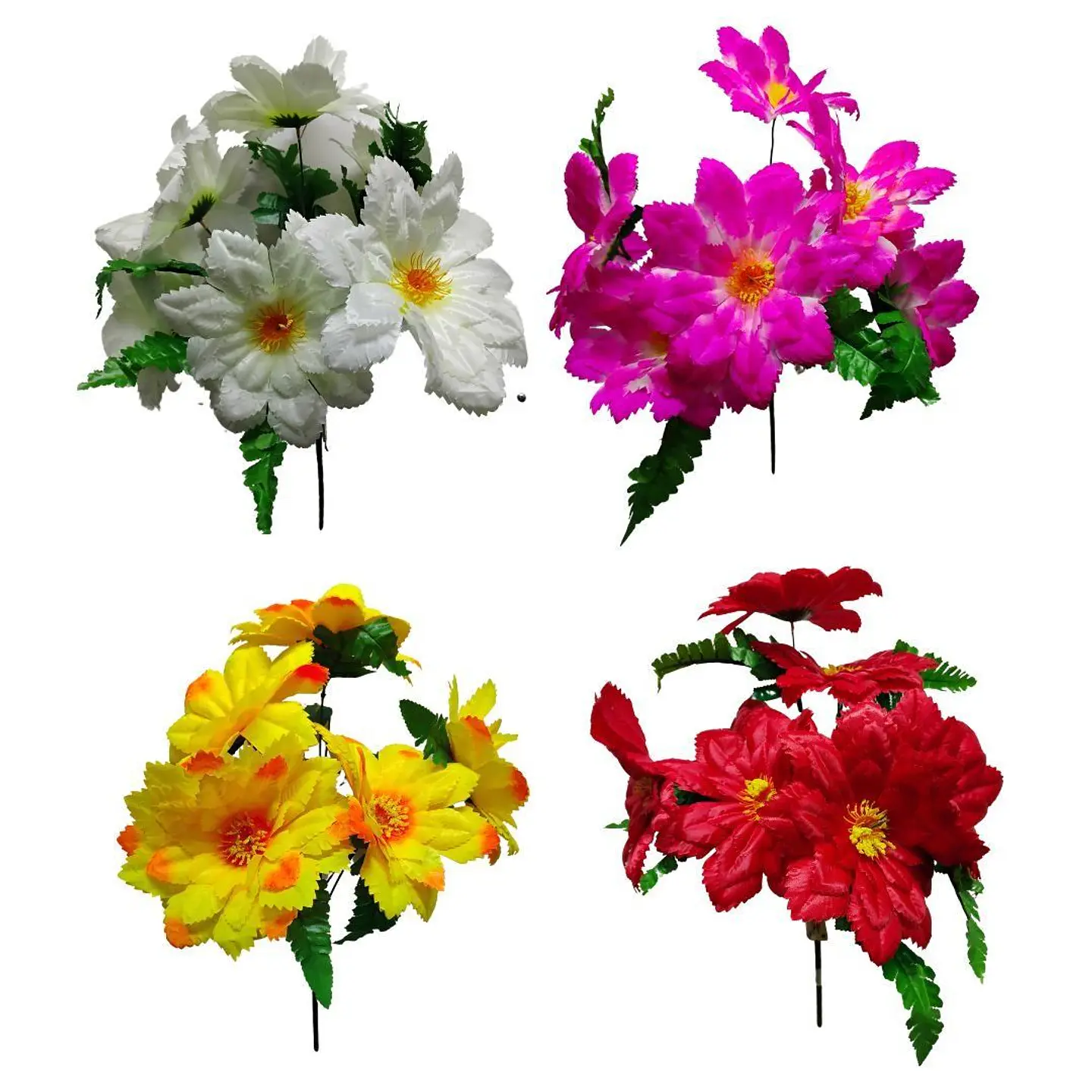 Flor Ramo Gervera Flores Artificiales Decoración Jardin 1