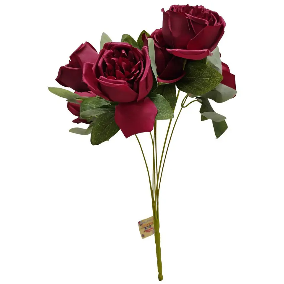 Matas Rosas Colores Vivos Flores Artificiales Decoración 7