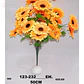 Girasol Flores Artificiales Ramo Girasoles 50cm - Miniatura 6