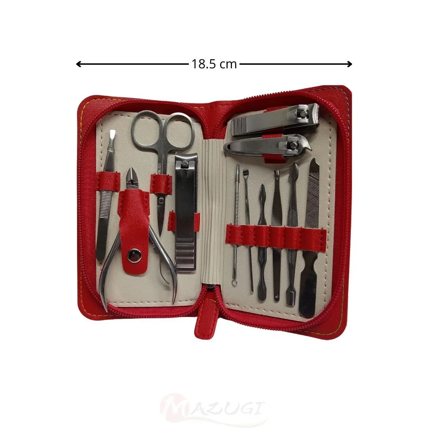 Pedicura Manicure 12 Pcs Estuche Belleza Corta Uñas Aseo 5