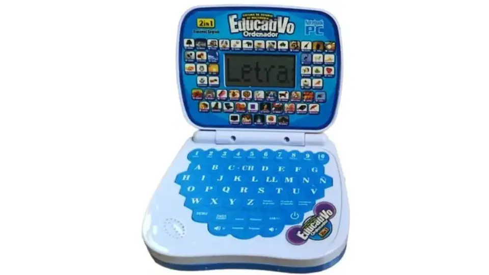 Mini Computador Didáctico 2 En 1 Español E Ingles Números 1