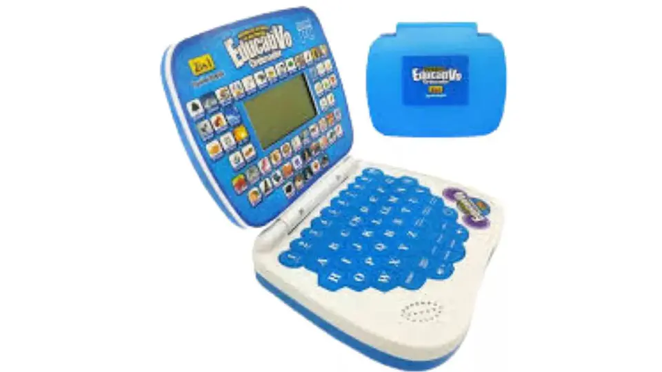 Mini Computador Didáctico 2 En 1 Español E Ingles Números 3