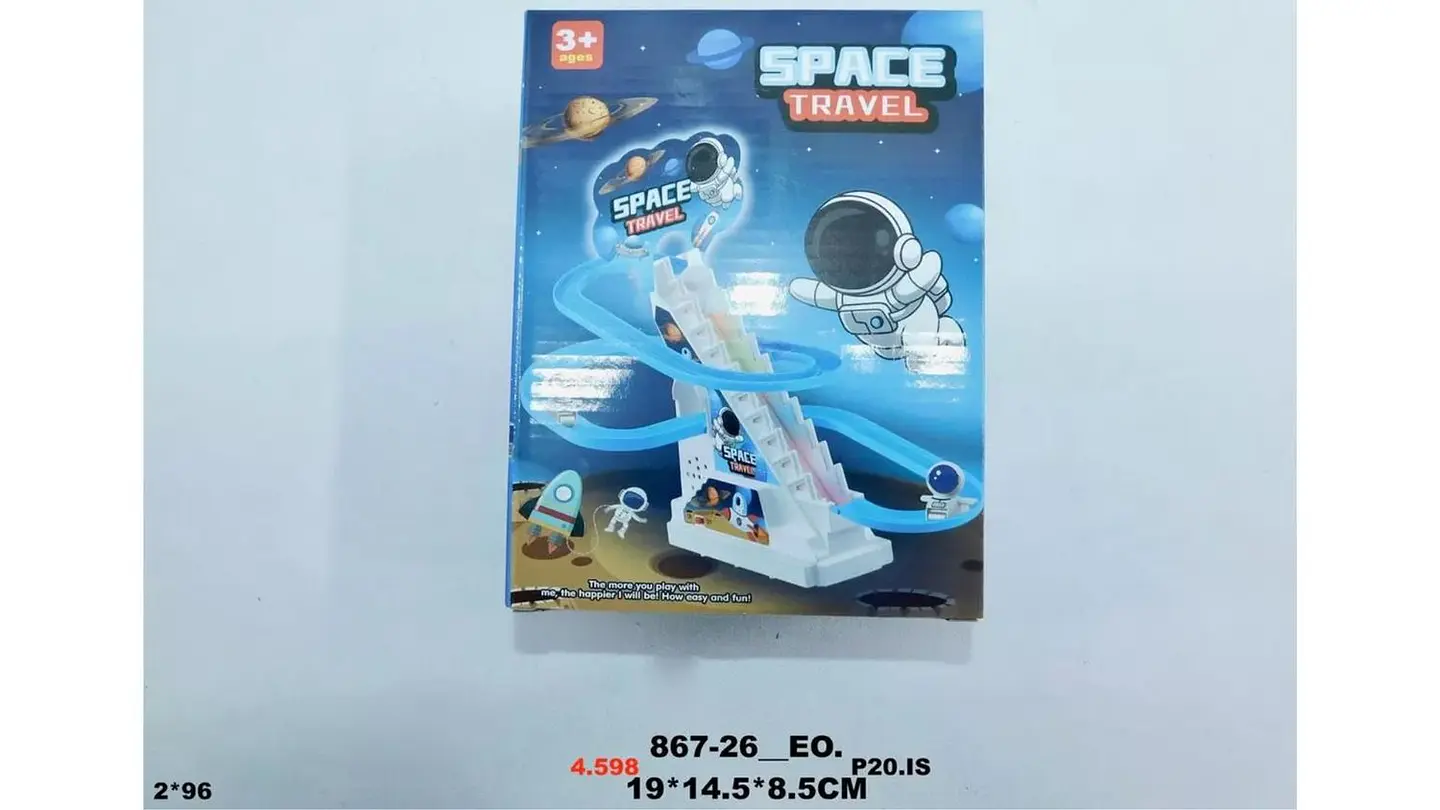 Pista Escaladora Flotante Astronauta Juguete Jugo Musical 4