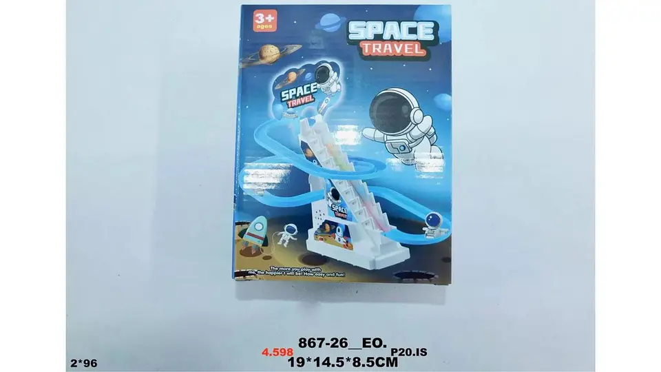 Pista Escaladora Flotante Astronauta Juguete Jugo Musical 4