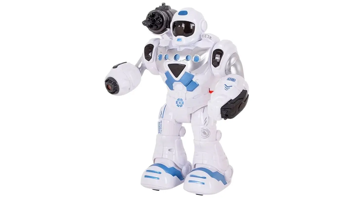 Robot Con Luz Y Sonido Movimiento 24 Cm Juguete 4