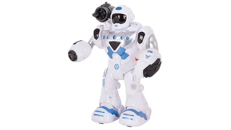 Robot Con Luz Y Sonido Movimiento 24 Cm Juguete 4